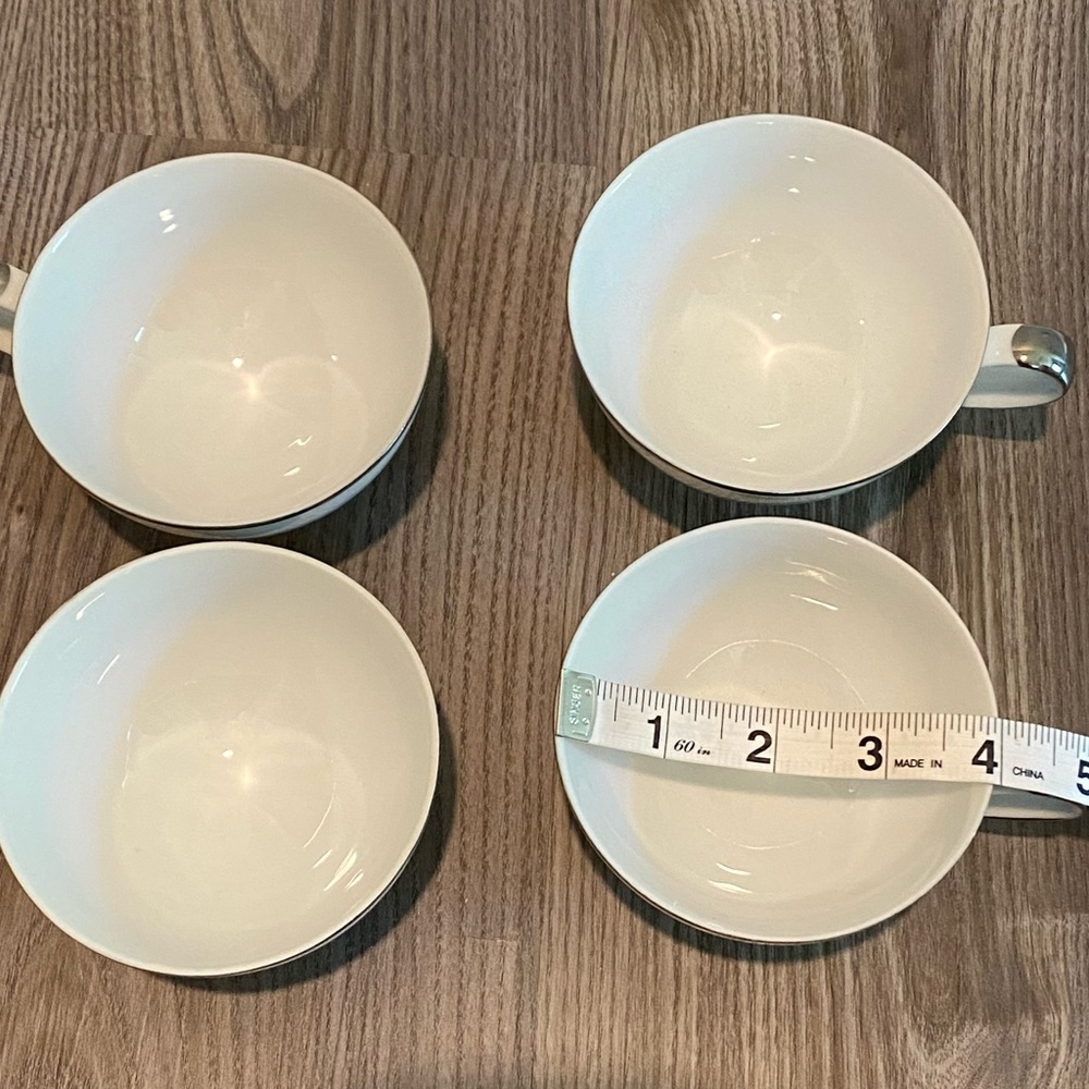 Mikasa Citation Set of 4 Cups and Saucers Set Fine China - Picture 9 of 11